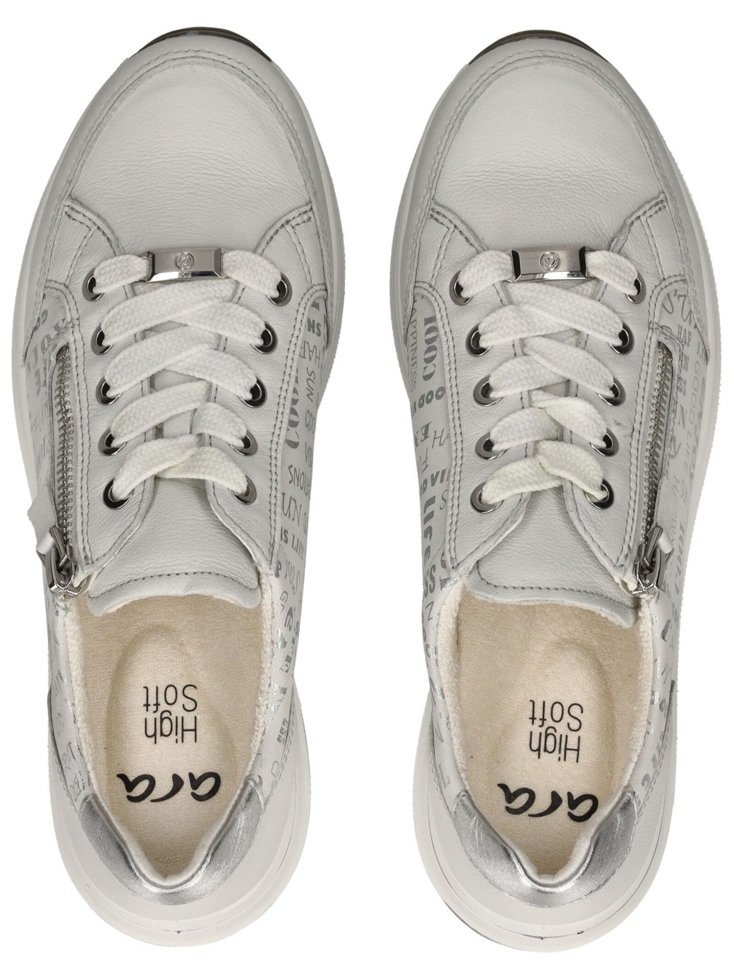 ARA - Sapatilhas baixas 'Osaka' em branco