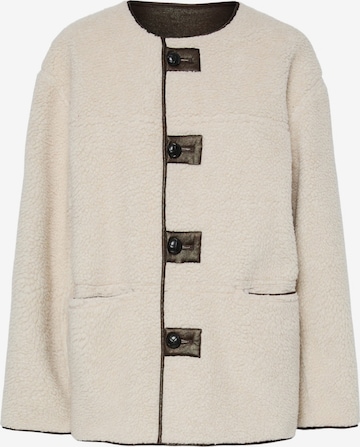 PIECESPrijelazna jakna 'PCJulie' - bijela boja: prednji dio