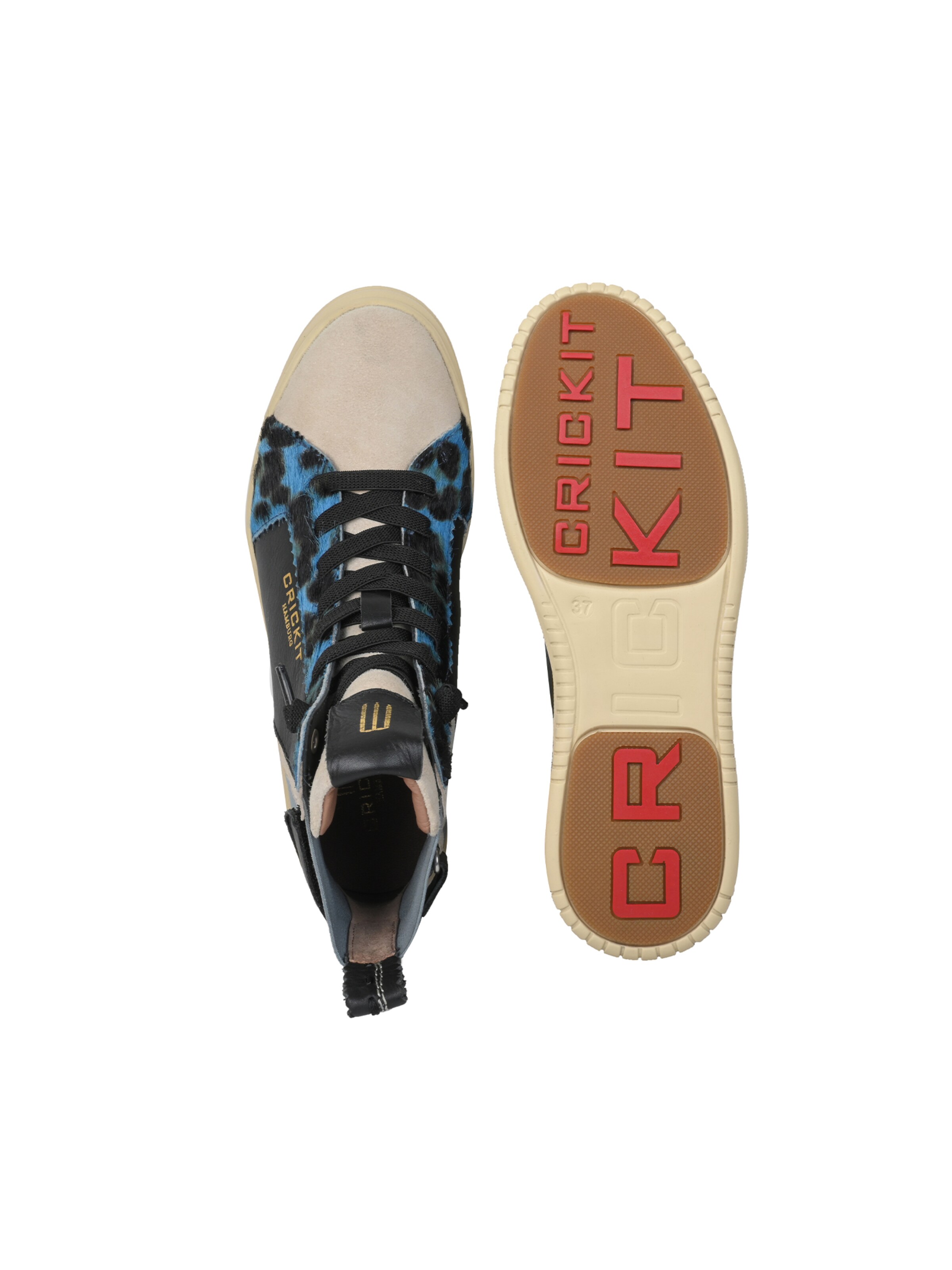 Crickit Sneakers hoog ' SERENA ' in Beige