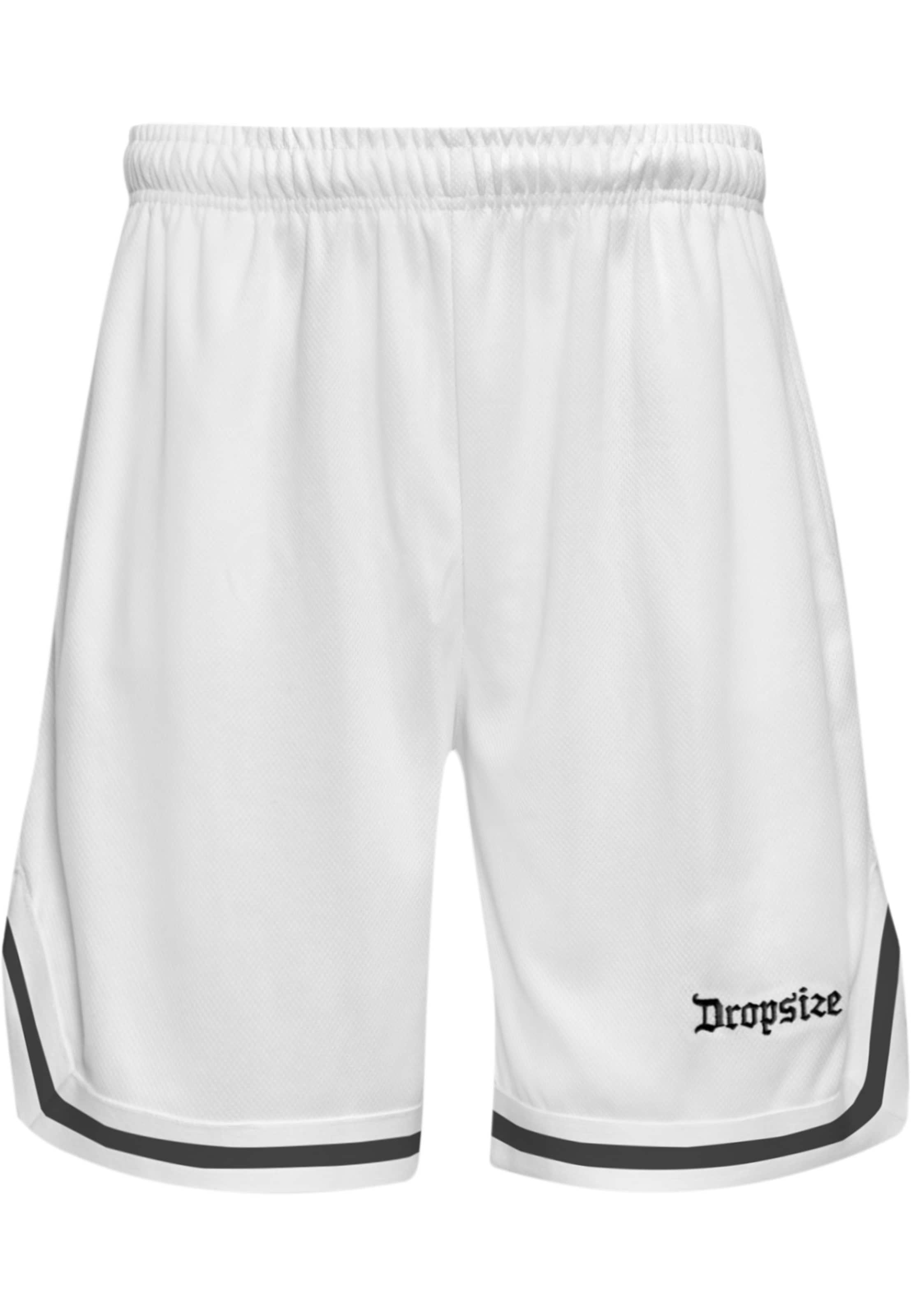 Pantalon Dropsize en blanc : devant