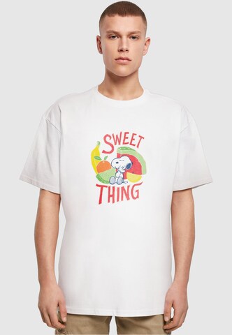 T-Shirt 'Ladies Peanuts - Sweet thing' Merchcode en blanc : devant
