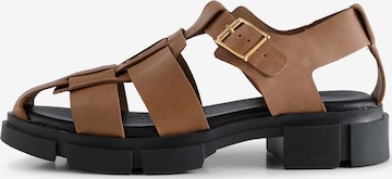 Shoe The Bear Sandalen met riem ' ALVA ' in Bruin