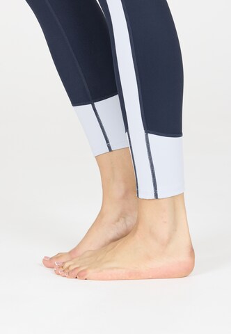 Athlecia Skinny Tights 'Aspasia' in Blau