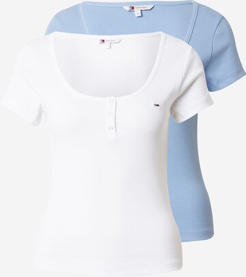 Tommy Jeans Shirt in Blauw: voorkant