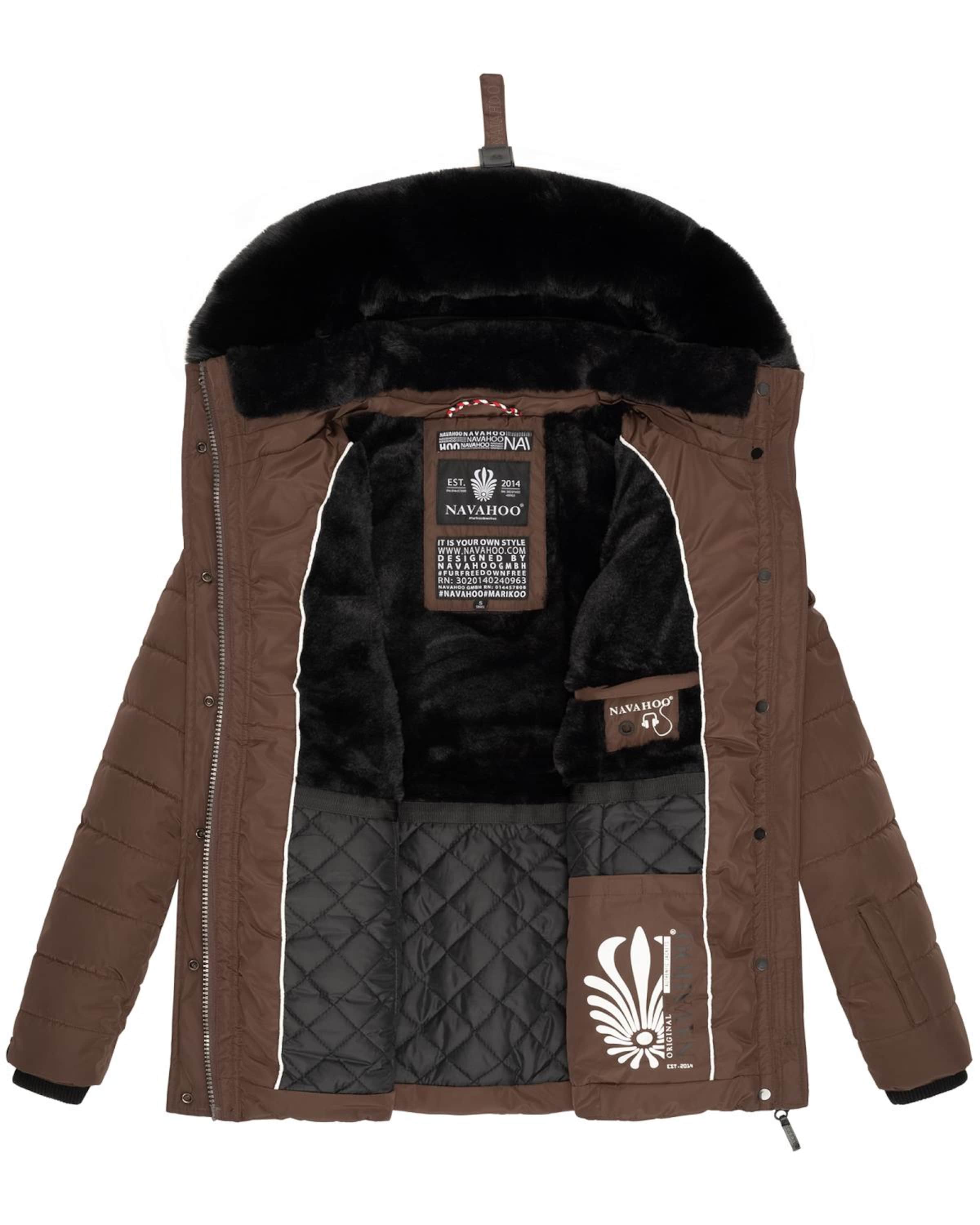 Veste d’hiver 'Milianaa' NAVAHOO en marron