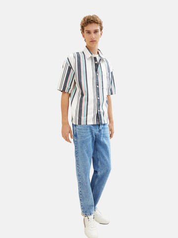 TOM TAILOR DENIM Regular Fit Hemd in Weiß