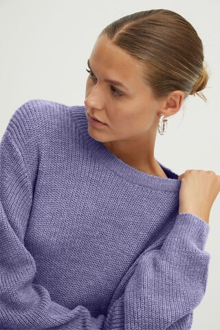 ICHI Sweater in Purple