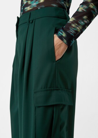 comma casual identity Wide leg Trousers in Green