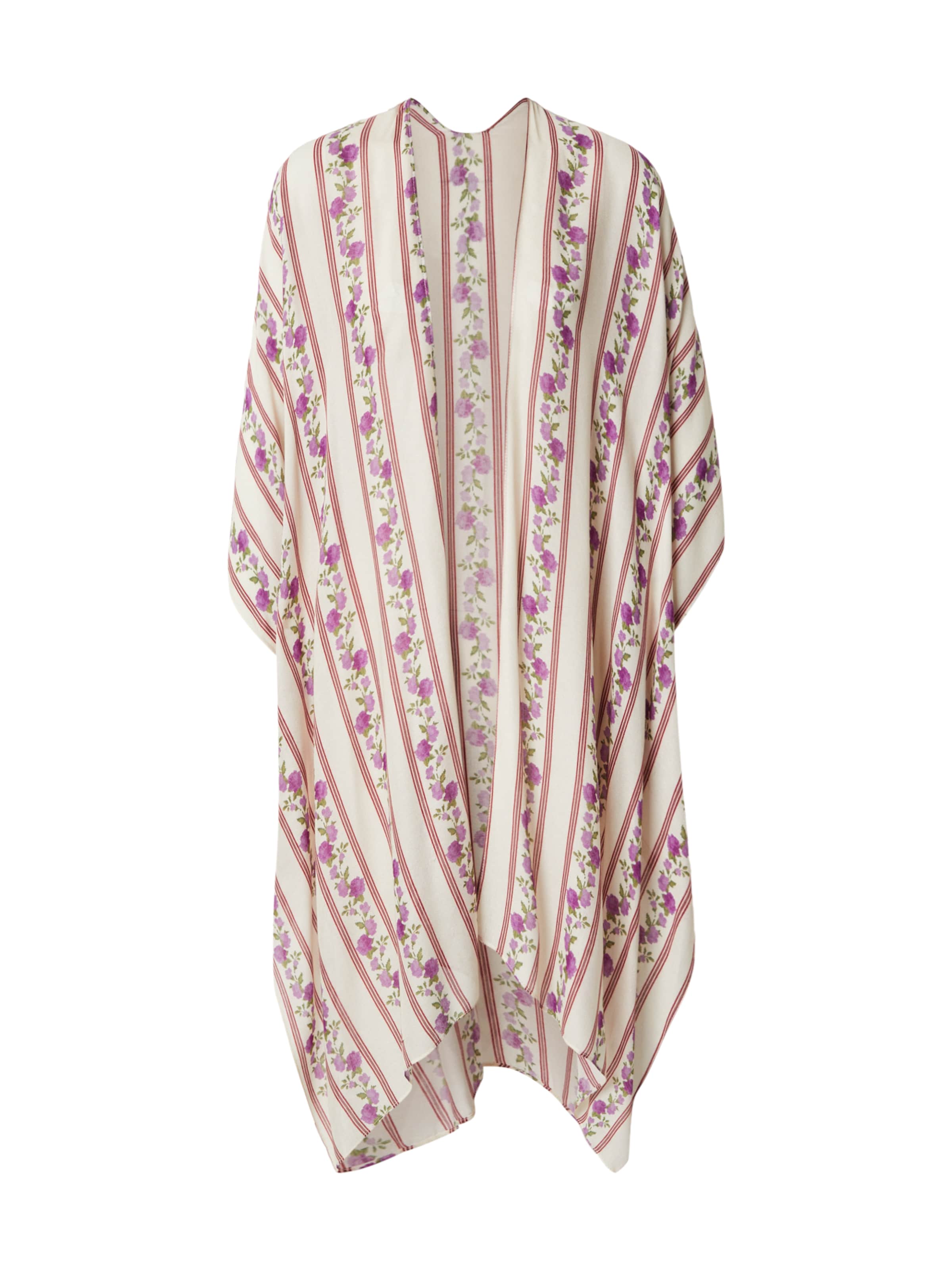 purpurinė KAVAZI Kimono: priekis