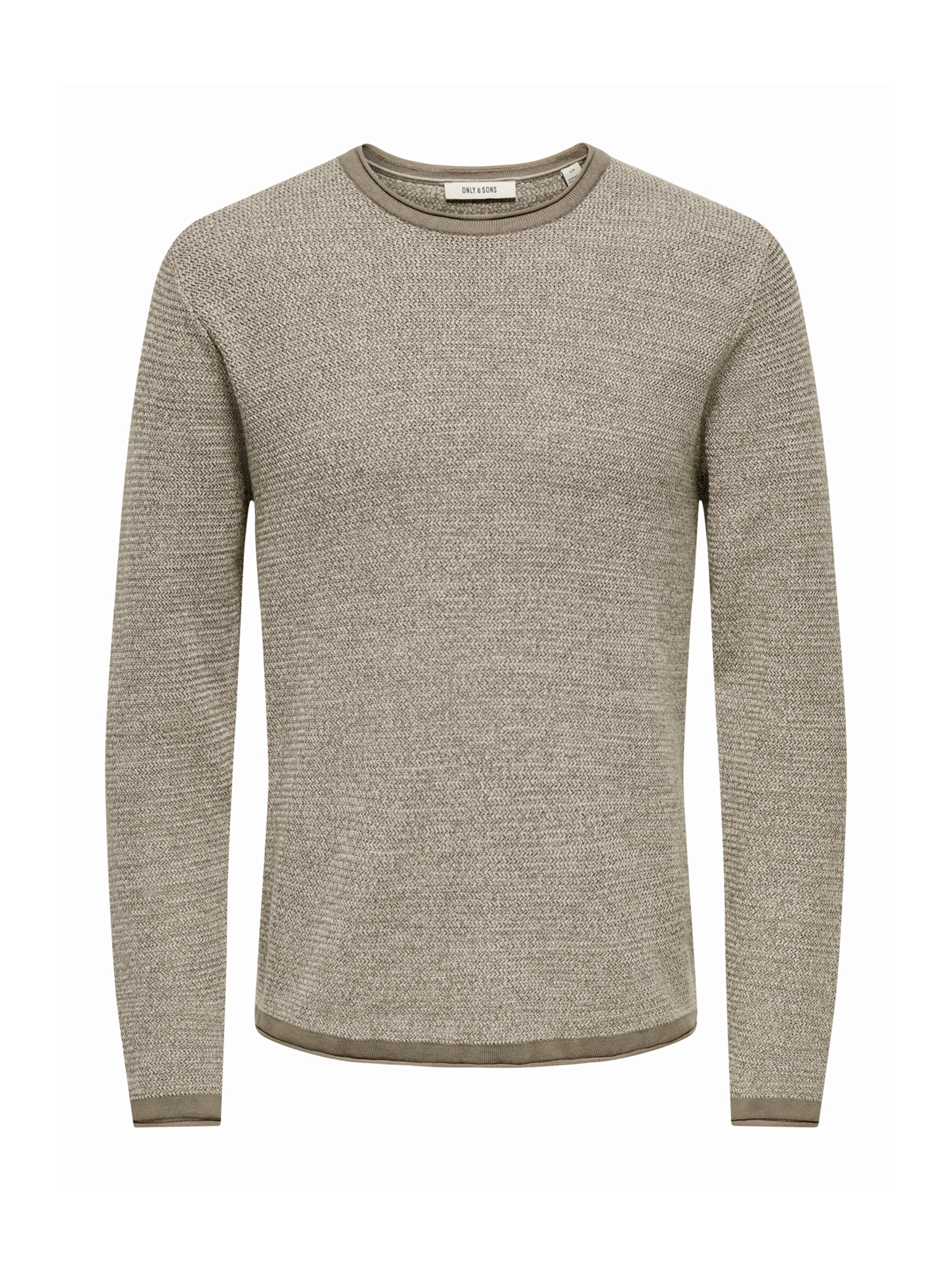 Only & Sons Pullover 'ONSERIC' in Grau: Vorderseite