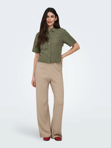 Wide Leg Pantalon 'ONLSIF' ONLY en beige