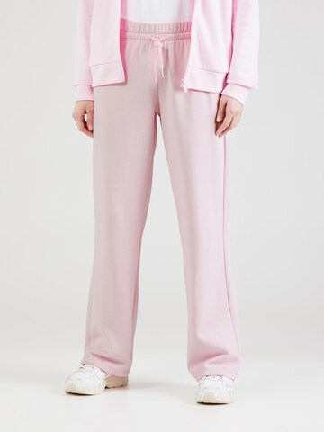 Wide leg Pantaloni sportivi di ADIDAS SPORTSWEAR in rosa: frontale