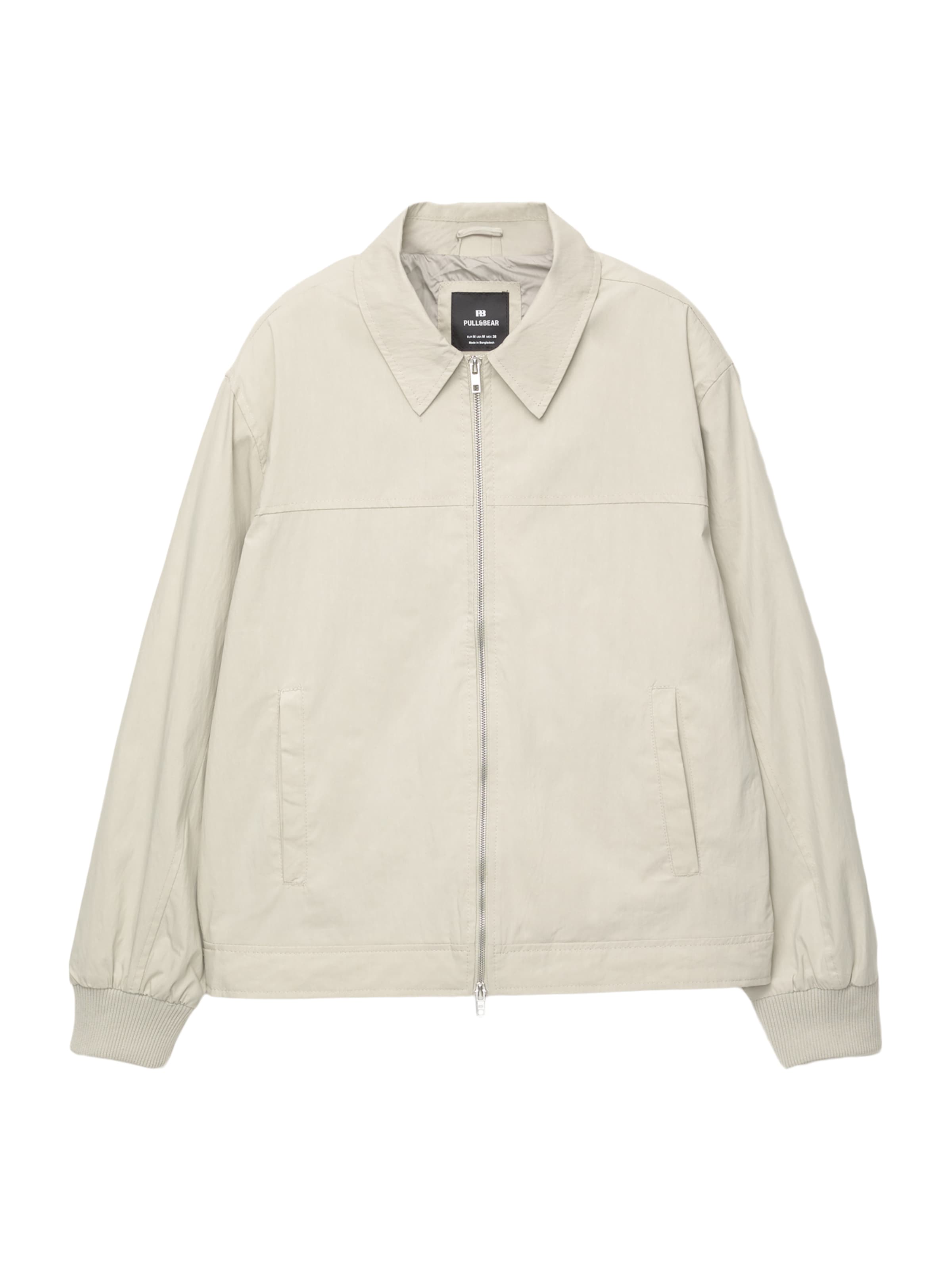 Veste mi-saison Pull&Bear en beige : devant