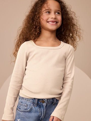 Next T-shirt i beige: framsida