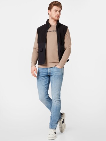 JACK & JONES Mikina 'You' – hnědá