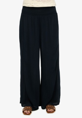 Superdry Wide leg Trousers in Blue: front