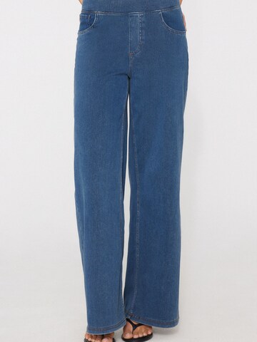 Tezenis Wide leg Jeans in Blue: front