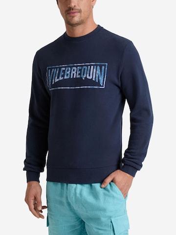 Sweat-shirt Vilebrequin en bleu : devant