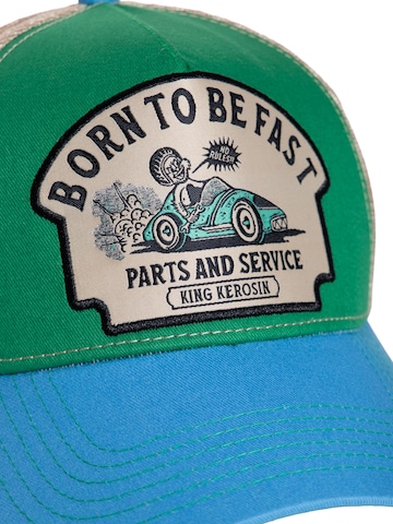 King Kerosin Cap 'Born to be fast' in Green