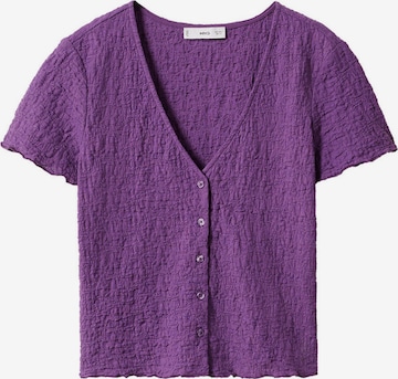 MANGO Shirt 'BRINDA' in Purple: front