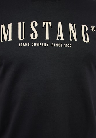 MUSTANG Shirt 'Asheville' in Schwarz
