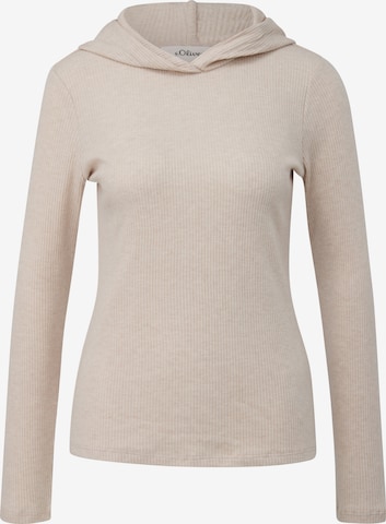 s.Oliver Trui in Beige: voorkant