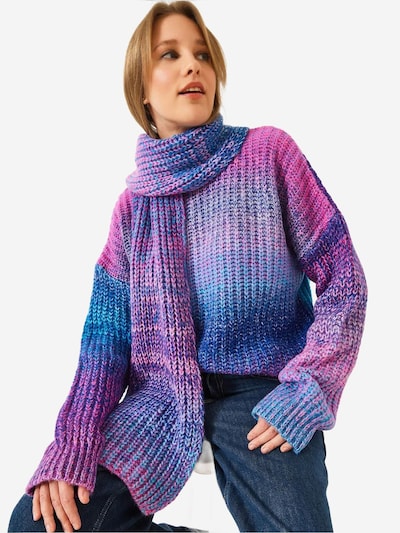 Bianco Lucci Pull-over 'Pullover' en S-M en mélange de couleurs, Vue avec produit