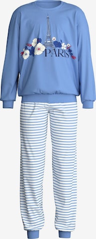 Pigiama 'Kids Stripes' di CALIDA in blu: frontale