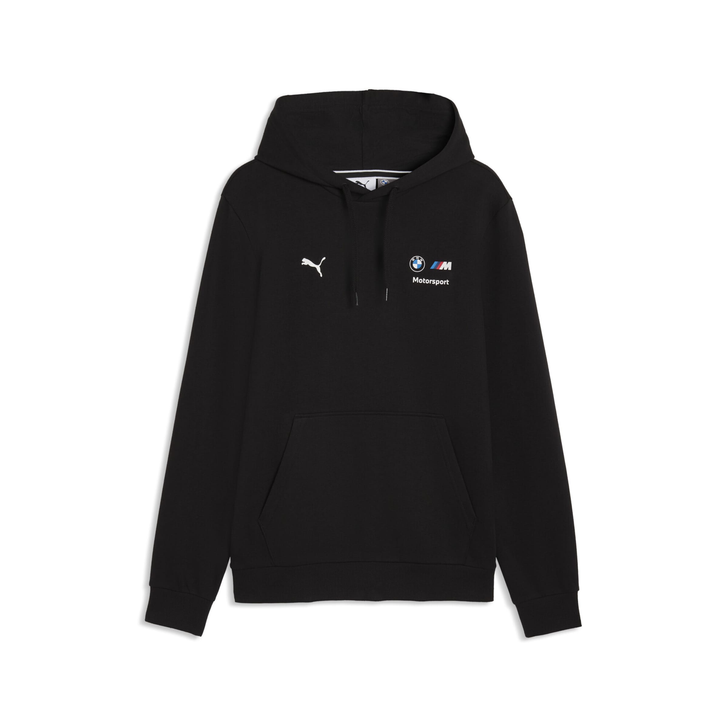 PUMA Sweatshirt 'BMW M Motorsport Essentials' in Schwarz: Vorderseite
