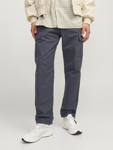 JACK & JONES Loosefit Cargobroek 'JPSTKane JJBarkley' in Blauw: voorkant