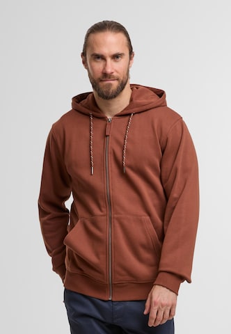 Veste de survêtement 'Ponto' INDICODE JEANS en marron