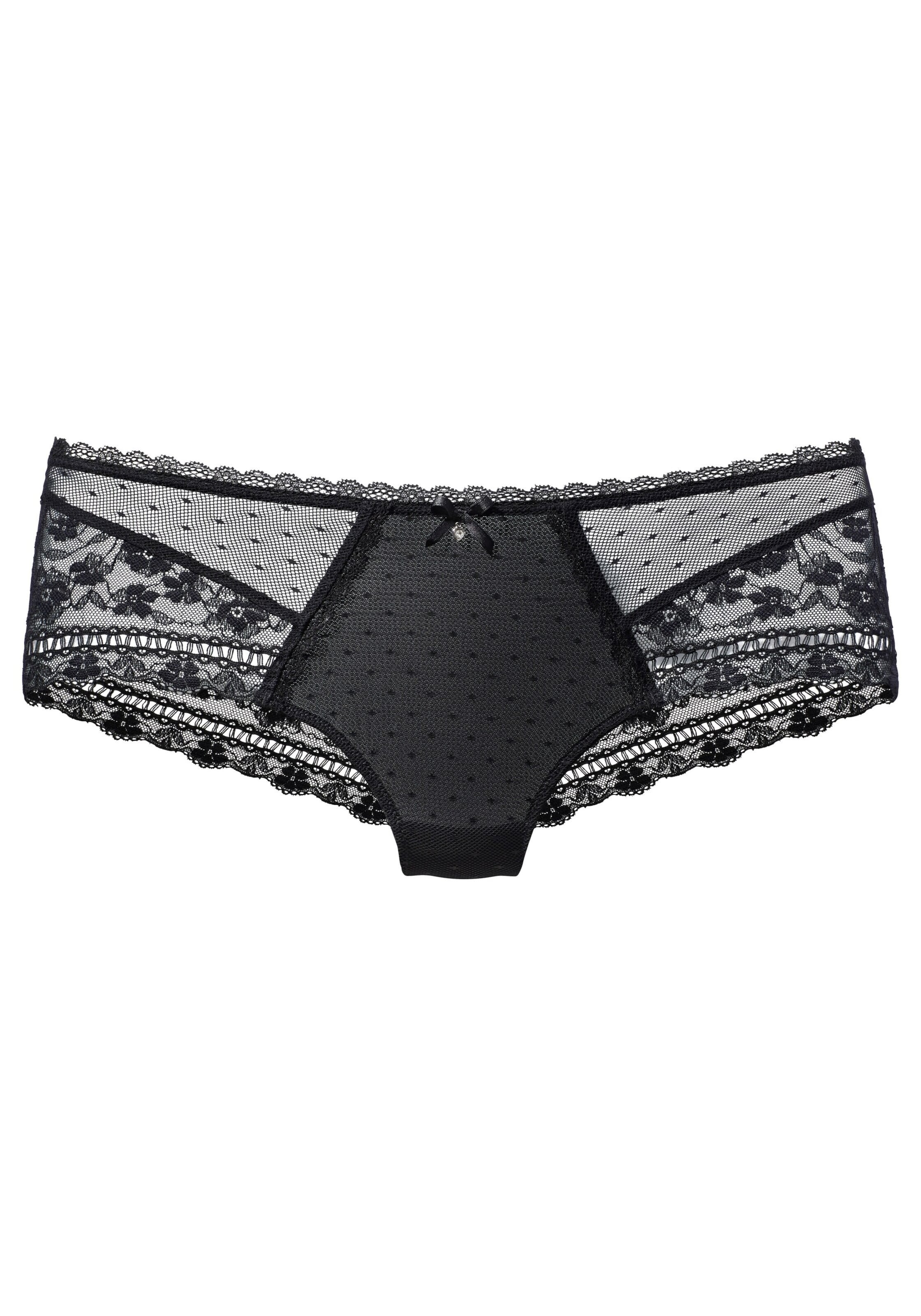 NUANCE Boyshorts in Black: front