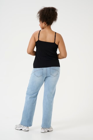 KAFFE CURVE Top 'KC Jena' in Zwart