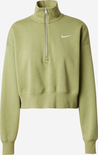 Nike Sportswear Sweatshirt in Olive / White, Item view