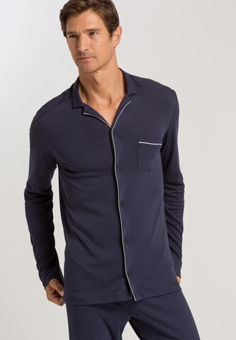 Hanro Pyjama 'Day & Night' in Blau