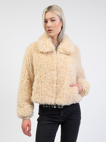 BROKE + SCHÖN Between-Season Jacket in Beige: front
