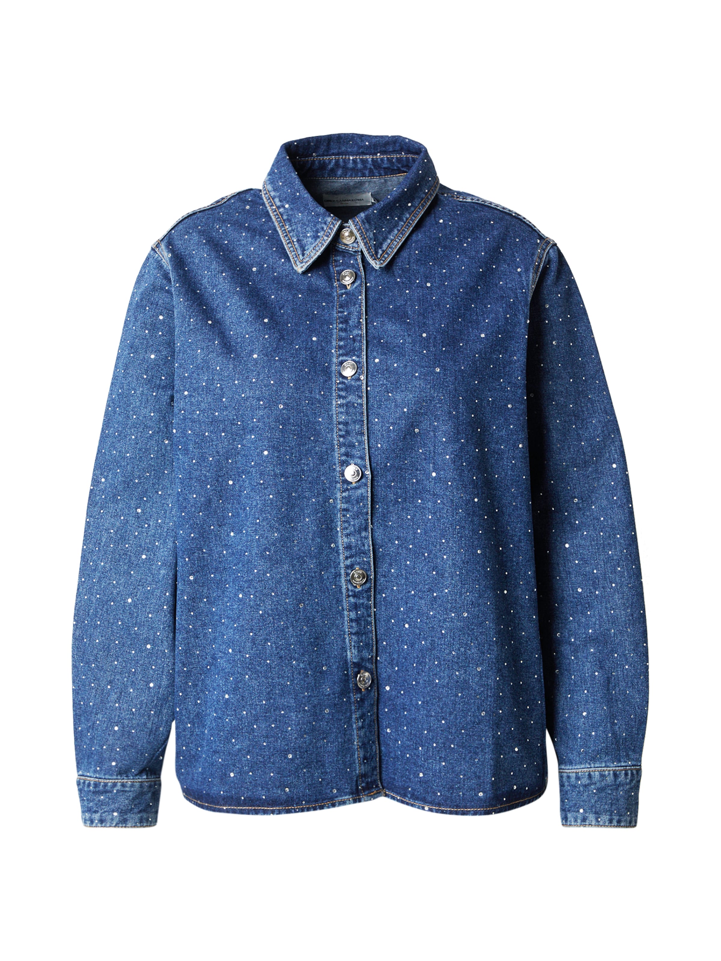 ONLY Carmakoma Bluzka 'CARMAGGIEMAY' w kolorze niebieski: przód