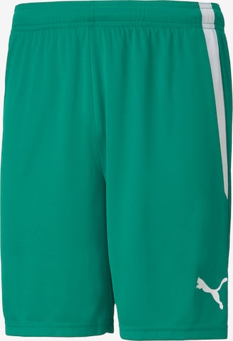 regular Pantaloni sportivi di PUMA in verde: frontale