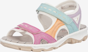 Rieker Босоножки в Смешанный: спереди