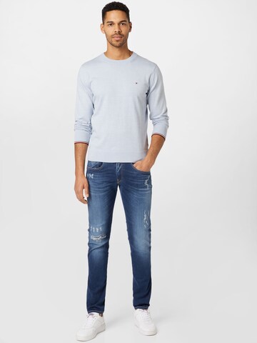 TOMMY HILFIGER Pullover in Blau