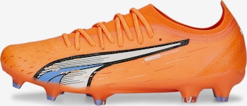 Scarpa da calcio 'ULTRA ULTIMATE' di PUMA in arancione: frontale