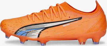 Chaussure de foot 'ULTRA ULTIMATE' PUMA en orange : devant