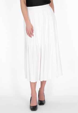 usha BLACK LABEL - Falda 'Elegant' en blanco: frente