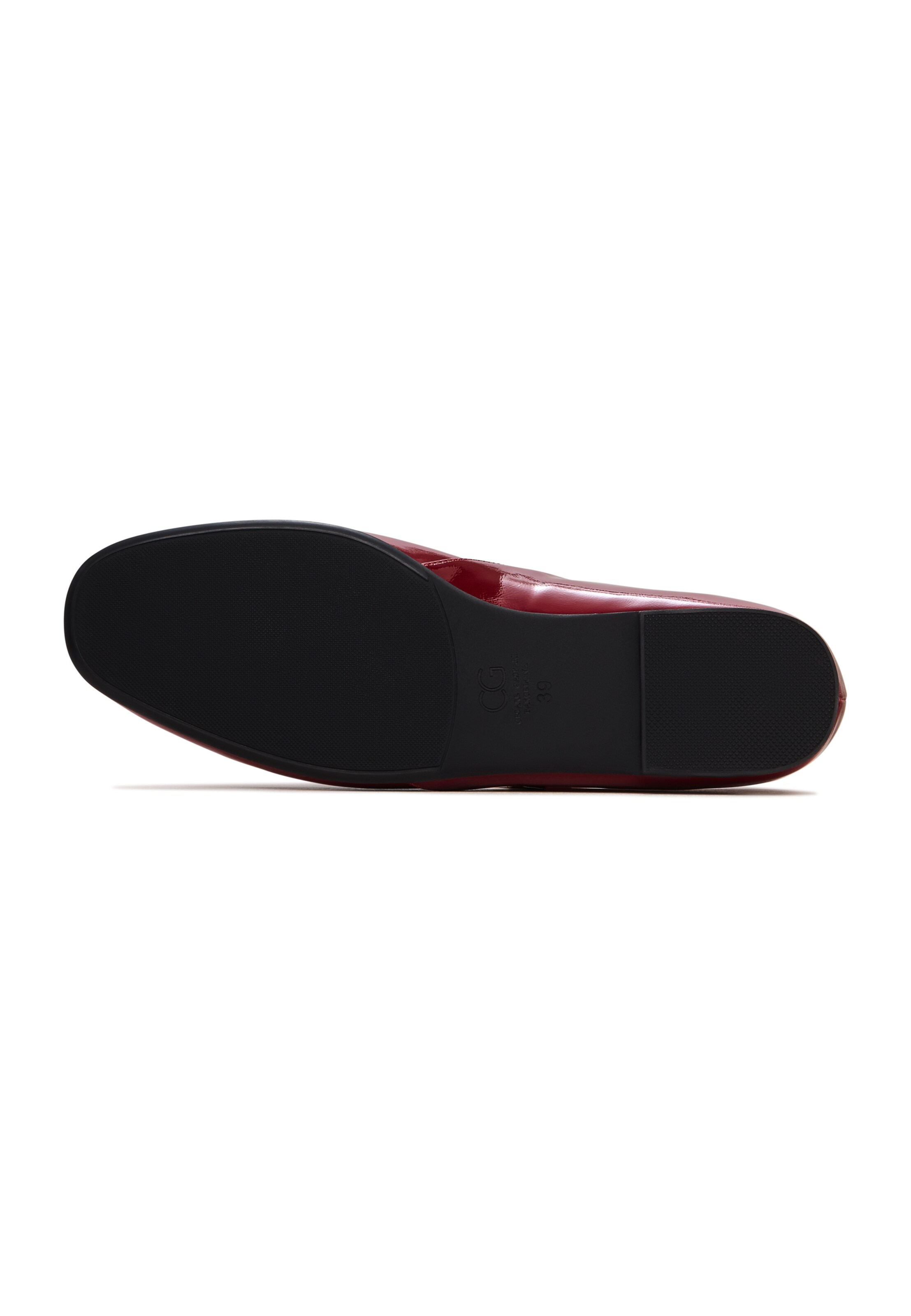 CESARE GASPARI Strap ballerina in Red