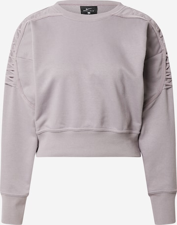 NIKE Sportief sweatshirt in Lila: voorkant