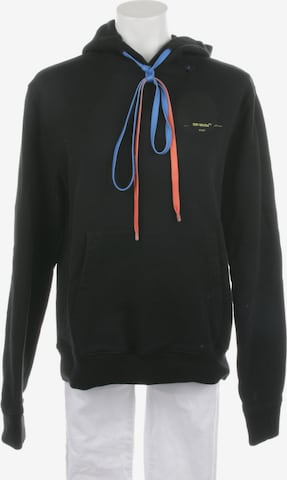 Off-White Sweatshirt & Zip-Up Hoodie in S in Black: front