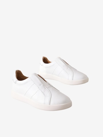 Next - Zapatillas sin cordones en blanco