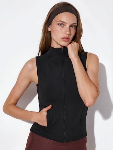 Gilet di Hiccup in nero: frontale