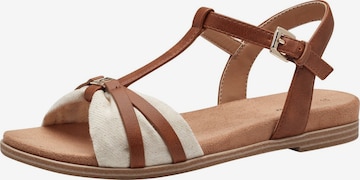 s.Oliver Sandals in Beige: front