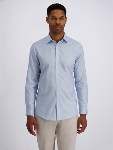 Fit confort Chemise PIERRE CARDIN en bleu : devant